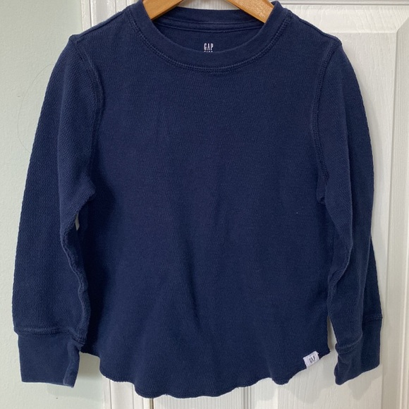 Boys GAP Navy Crewneck Shirt Sz XS - Picture 2 of 4